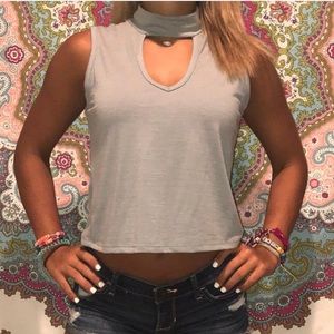 Cut out cropped tank